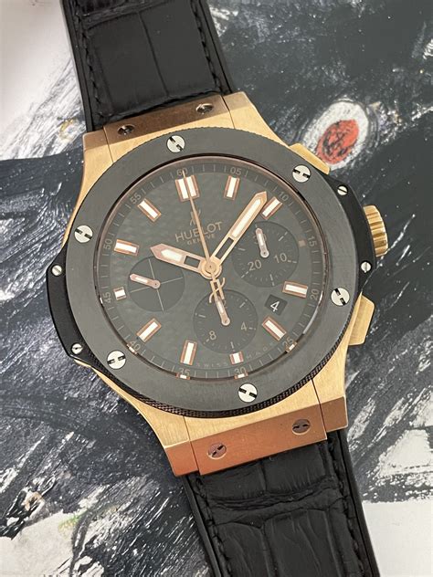 hublot big bang ceramic bezel rose gold|chrono24 hublot big bang.